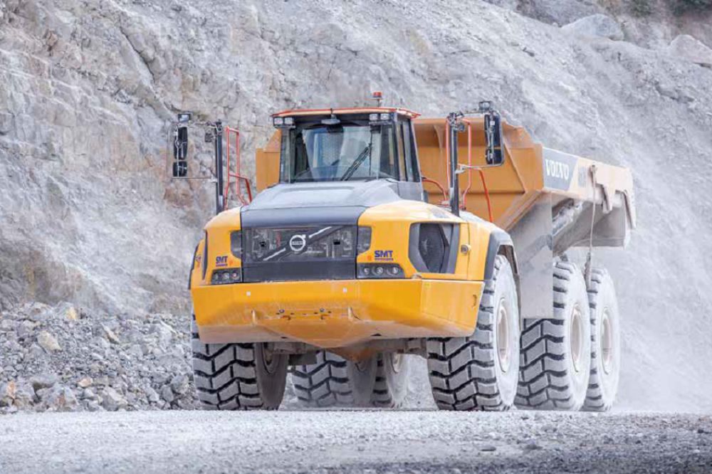 Volvo tombereau articulé