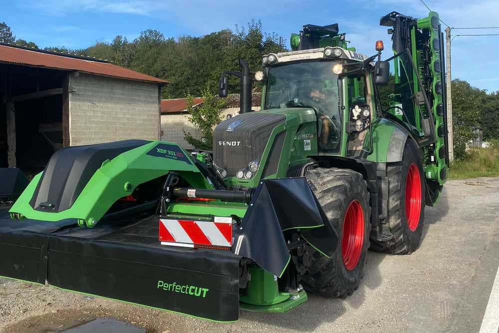 La faucheuse papillon en position de transport