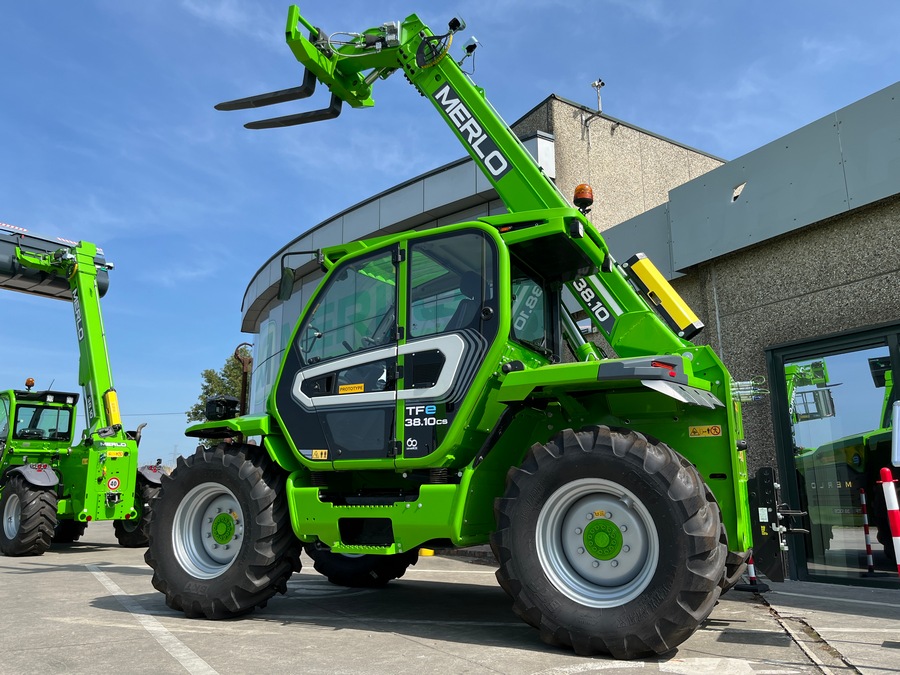 Découverte en avant-première du futur télescopique électrique de Merlo, le TFe 38.10CS