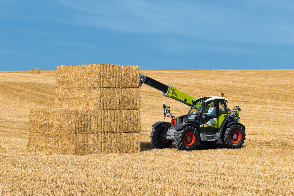 Le nouveau Claas Scorpion 848 offre une capacité de charge de 4,8 tonnes et peut atteindre une hauteur maximale de 8 mètres.