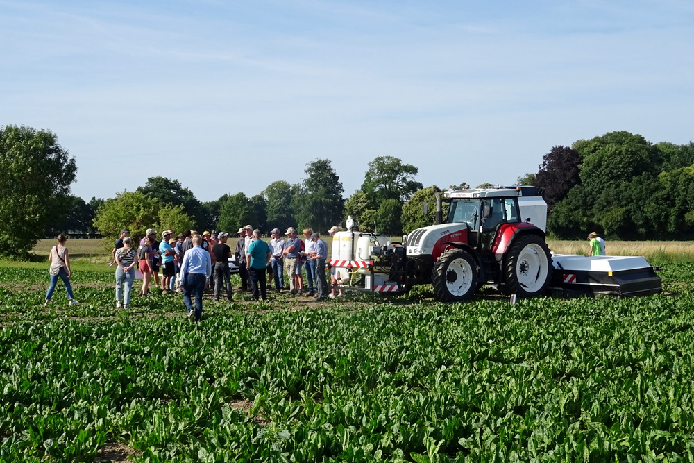 L’agriculture durable mise en avant par Cosucra et Iscal. De nombreux agriculteurs ont fait le déplacement pour découvrir des solutions qui permettent d'améliorer la durabilité de leurs pratiques.