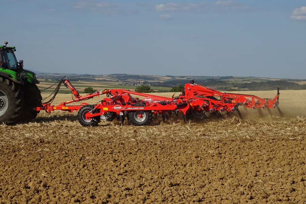 Kuhn Highlander : un nouveau déchaumeur superficiel à dents