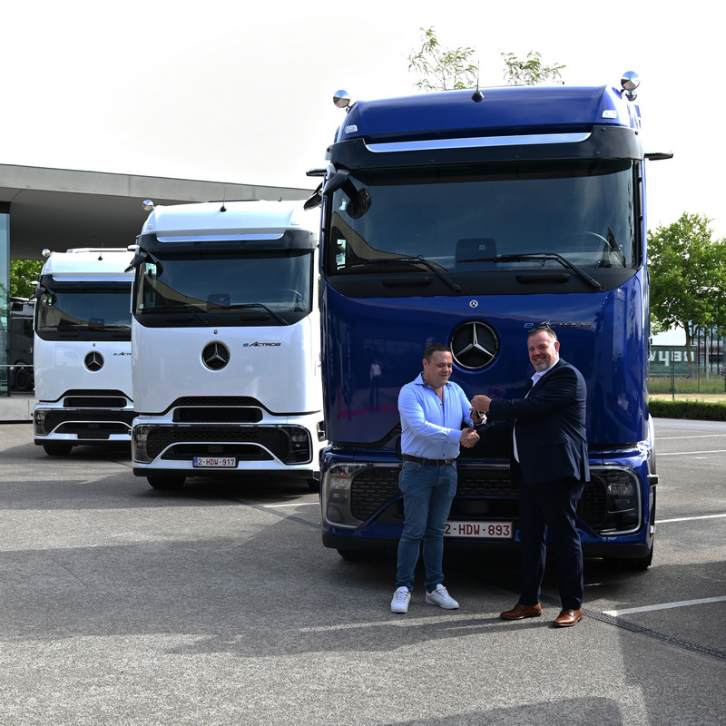Livraison des premiers eActros 600 en Belgique