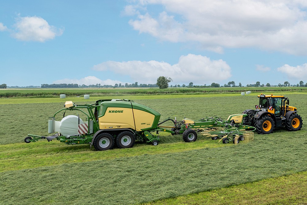 Krone Swadro BaleTrain TC 880 Pro : andainer et presser en un seul passage est désormais possible
