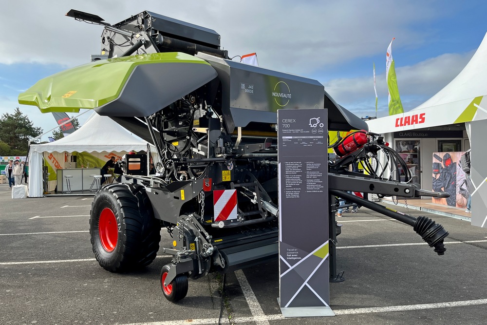 Claas a développé la Cerex 700 pour répondre aux exigences des professionnels.