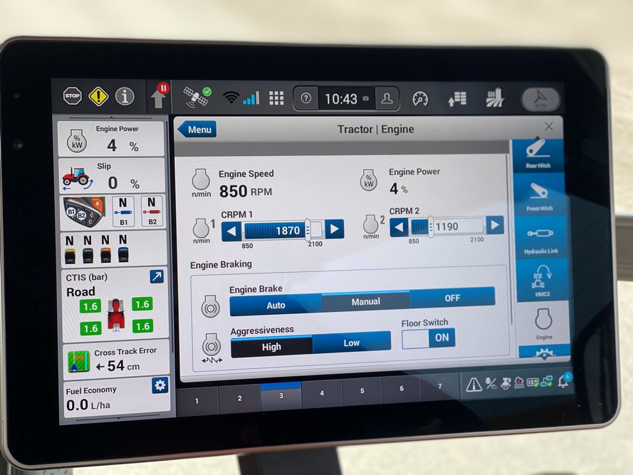 Le système de freinage moteur réduit la sollicitation du système de freinage