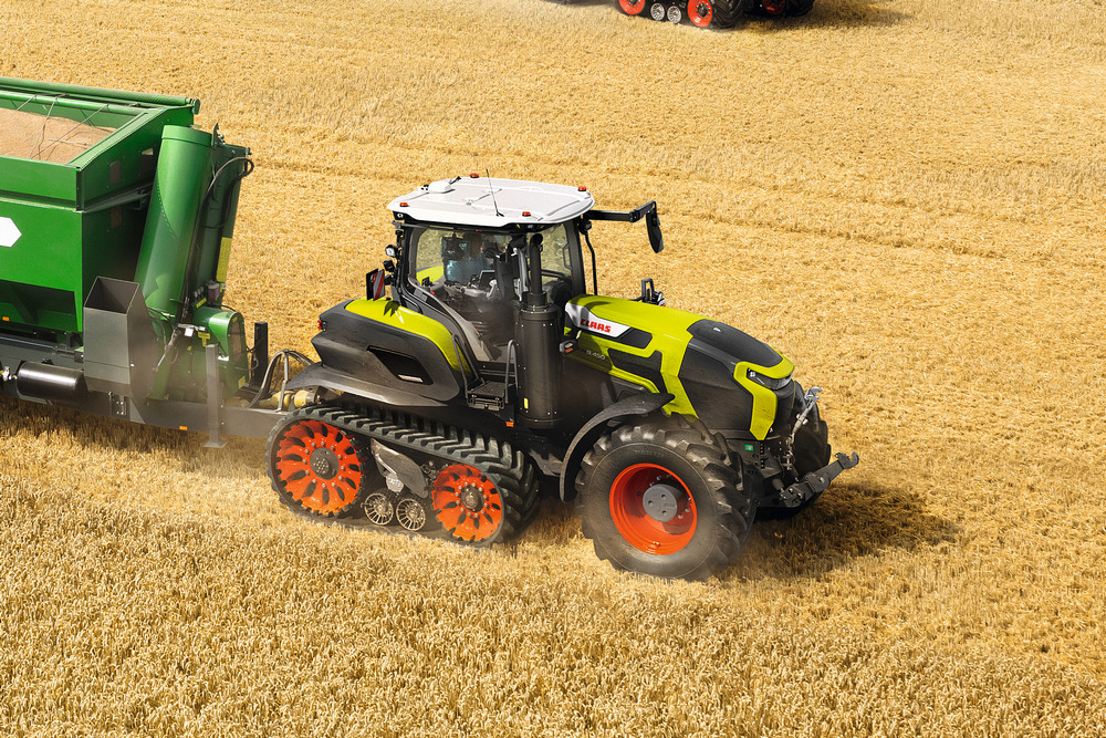 Le design du Claas Axion 9.450 Terra Trac est complètement neuf. Il a reçu la récompense dans la catégorie HighPower.