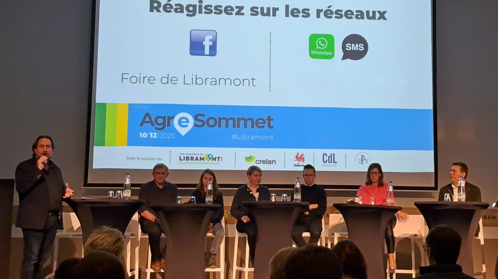 Des témoignages d’agriculteurs locaux ont été présentés à l’Agr-e-Sommet de Libramont.