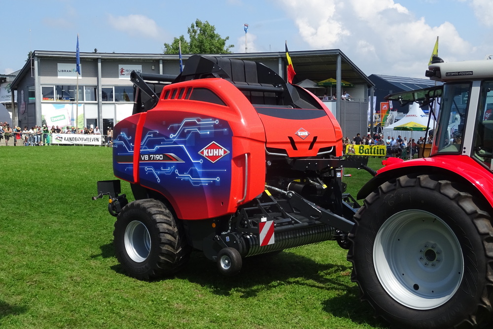 La Kuhn VB 7190 a été présentée lors du Mecanic show de la Foire de Libramont 2025.