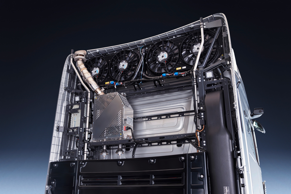 Située derrière la cabine, la Tech Tower abrite notamment n nouveau système de gestion de l'évaporation.