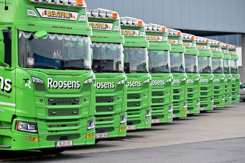 L’entreprise familiale Transport Roosens, implantée dans le port d’Anvers, a récemment réceptionné le dernier véhicule d’une commande de dix nouveaux Scania