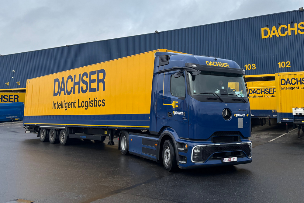 Dachser Belgique ajoute deux camions électriques Mercedes-Benz à sa flotte