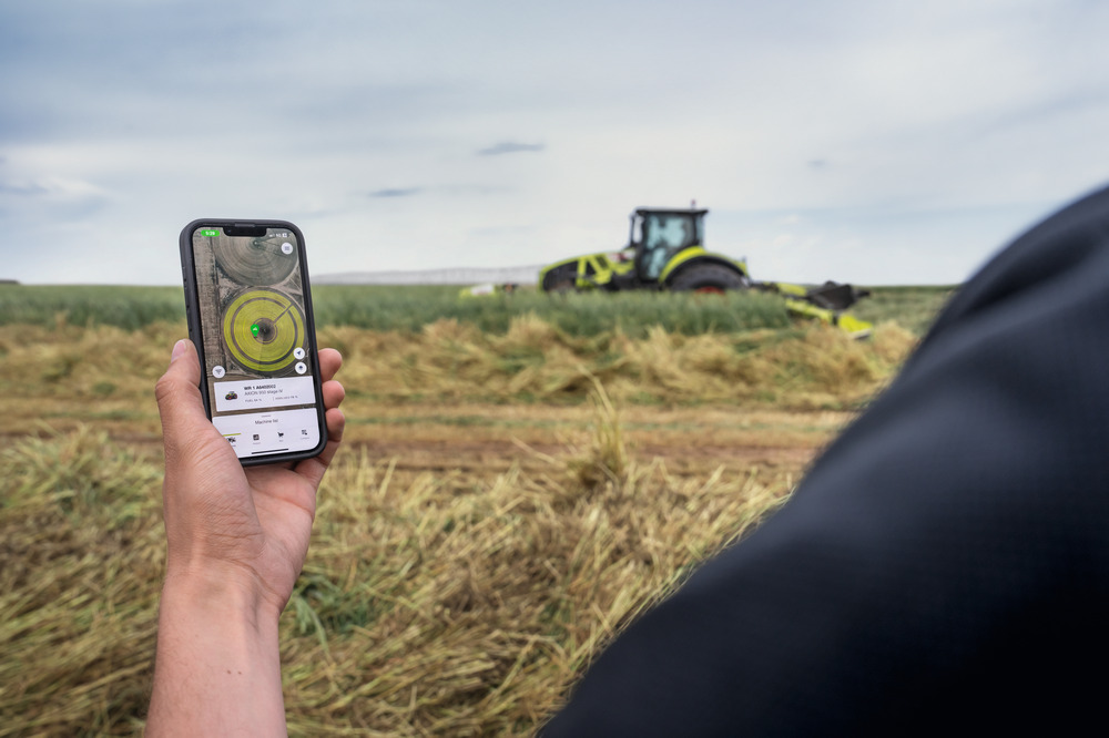 Les données de récolte ont été surveillées et documentées en permanence dans CLAAS connect.