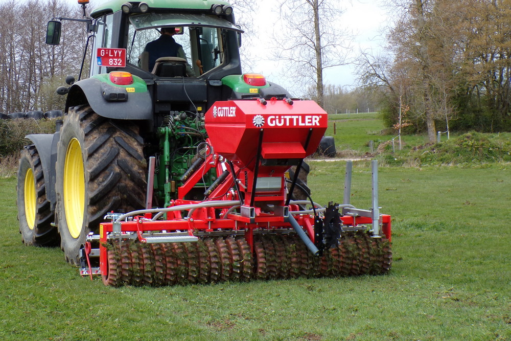 Le Güttler GreenMaster permet de cultiver ses prairies.