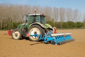 Tasiaux Frères S.R.L utilise un Monosem NG Plus 4 pneumatique pour les semis de tournesols