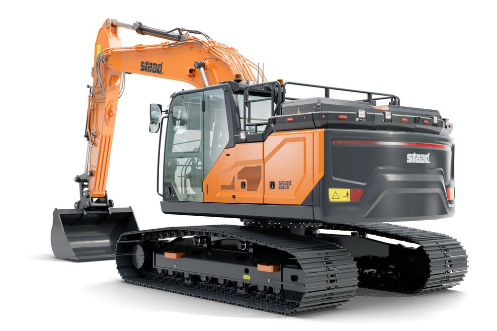Staad présente une pelle sur chenilles électrique de 23 tonnes