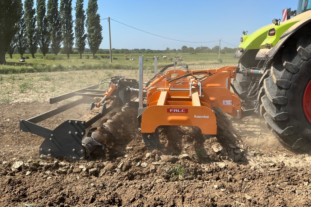 5. Le châssis du Scorpion comporte quatre poutres pour deux rangées de dents.