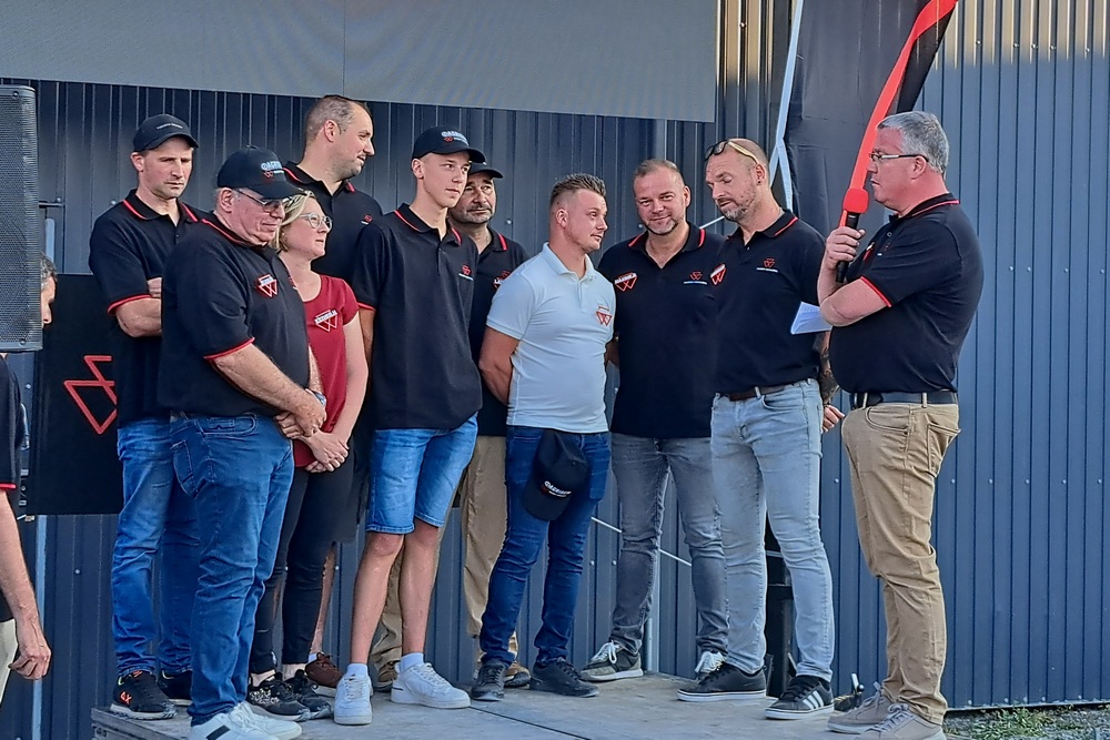 L’ensemble de l’équipe d’Agrisem S.A Daussois s’est réunie sur scène.