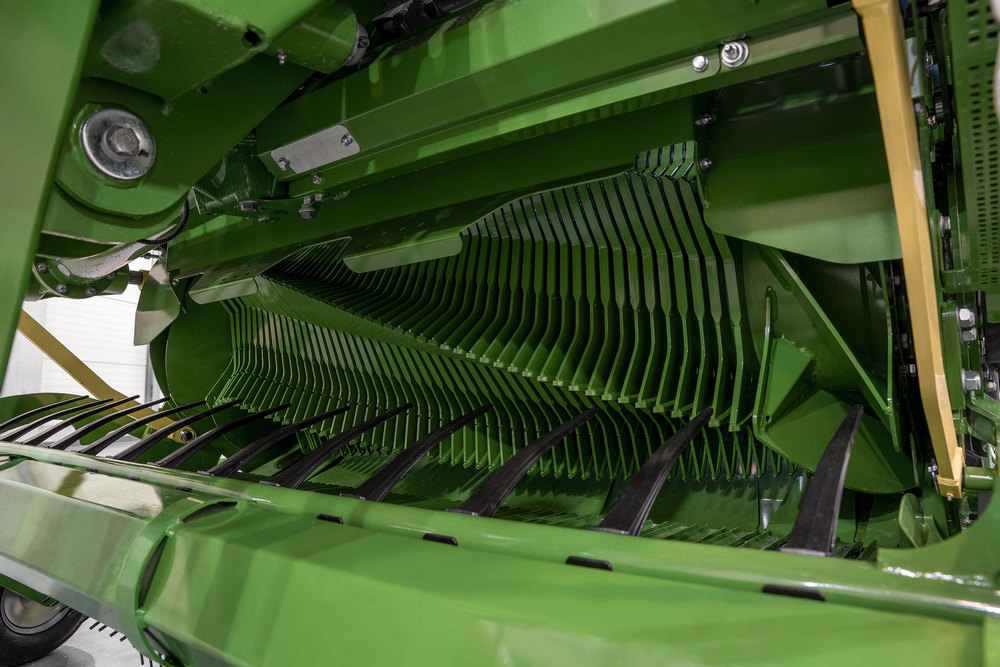 Le nouveau système de coupe OptiGrass et son rotor intégral avec recirculation des brins SplitCut assure, selon la marque, une qualité de coupe homogène.